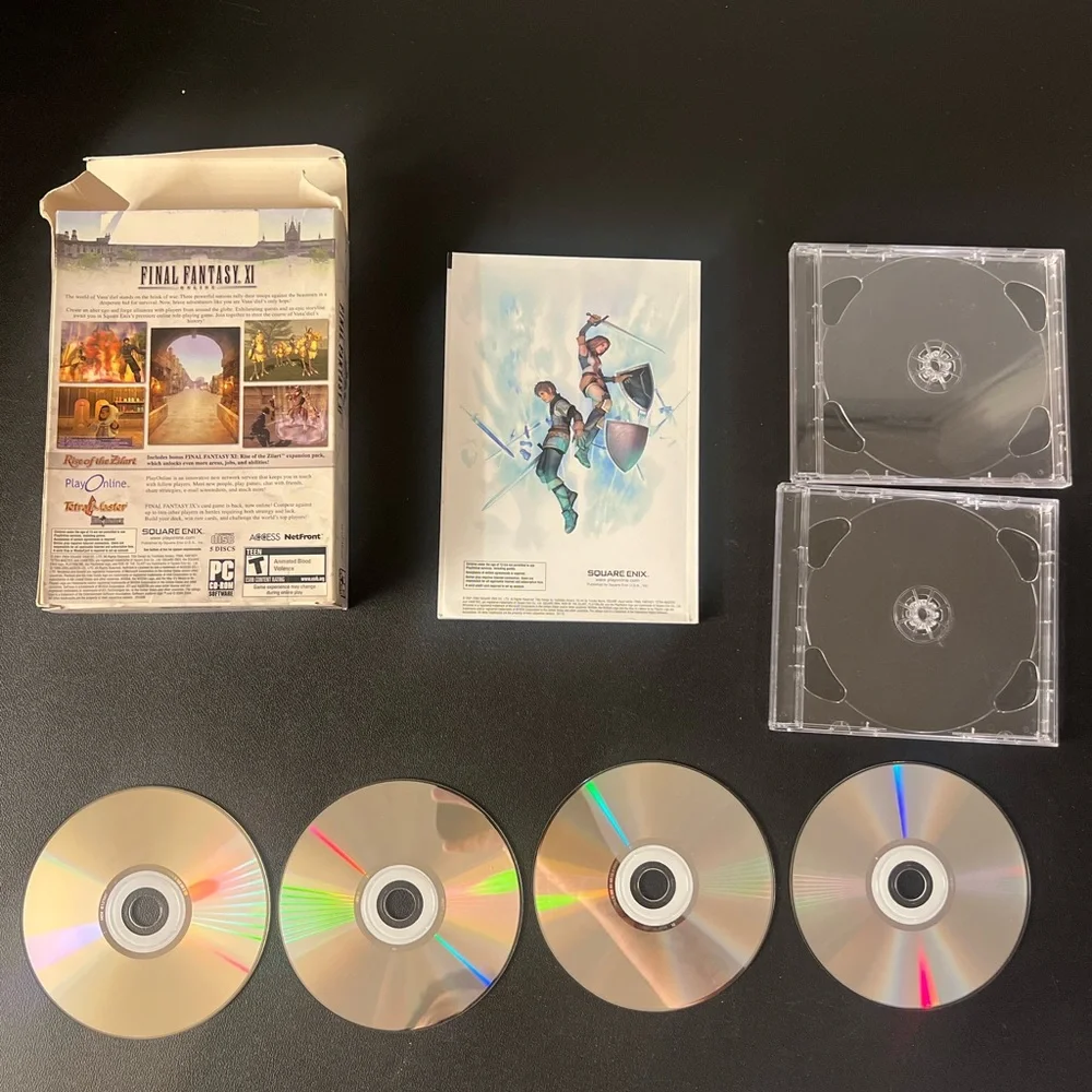 Final Fantasy XI Online: The Vana'diel Collection (PC, 2005) Complete Very Good